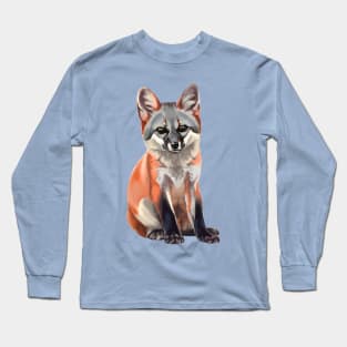 Grey fox Long Sleeve T-Shirt